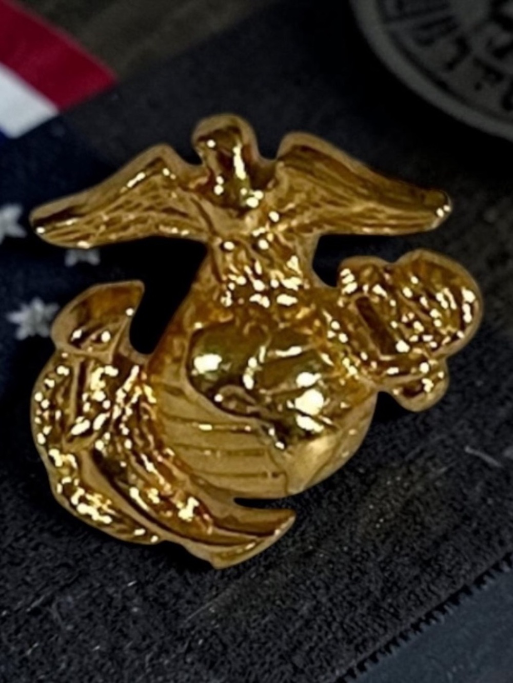 USMC United States Marine Corp Eagle Globe and Anchor Tie Tack